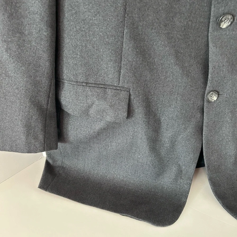 Hickey Freeman for Nordstrom men’s grey 100% wool blazer suit jacket size 43R‎